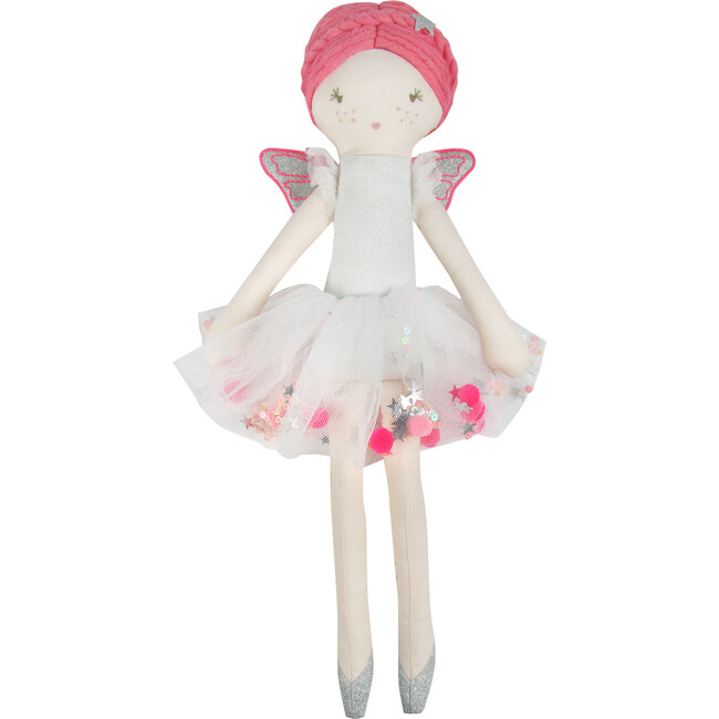 Neon Fairy Linen Doll