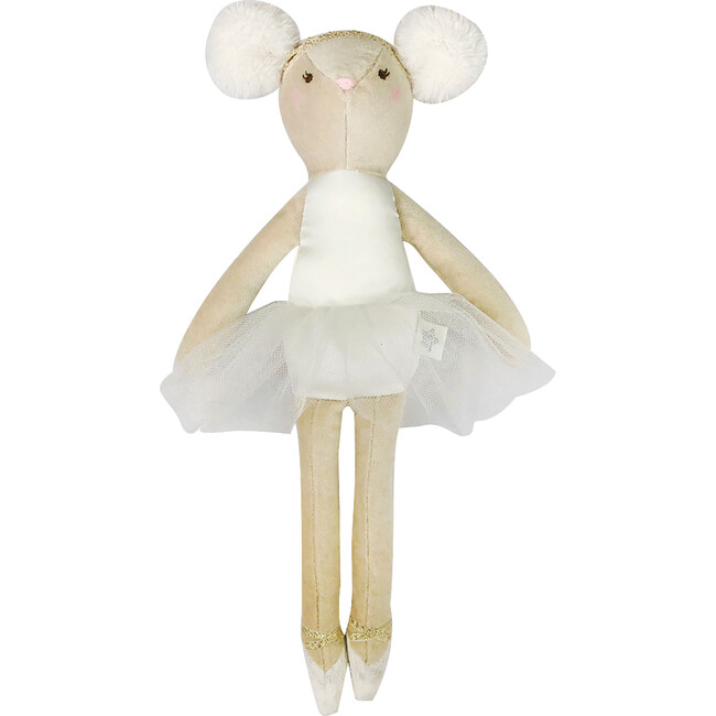 Cotton Velvet Ballerina Mouse - Plush - 1
