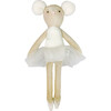 Cotton Velvet Ballerina Mouse - Plush - 1 - thumbnail
