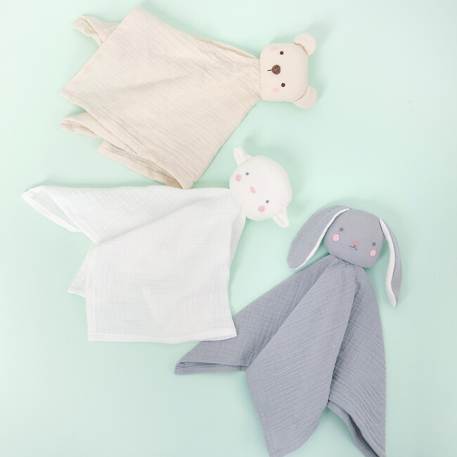 Grey Bunny Cuddle Toy