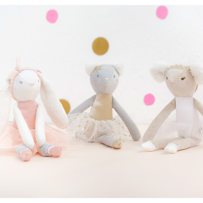 Cotton Velvet Ballerina Cat - Plush - 3
