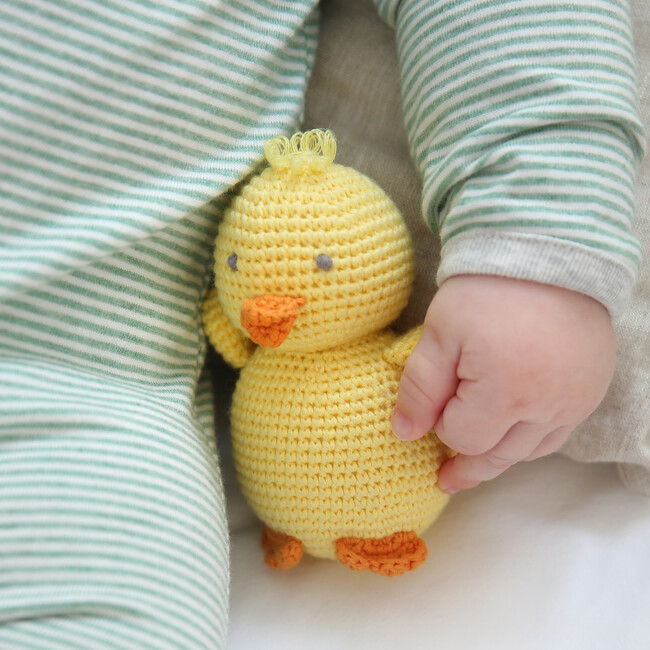 Crochet Charly Chick Rattle Toy - Rattles - 2