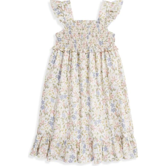 Smocked Suzette Dress, Cora Floral - Dresses - 1 - zoom