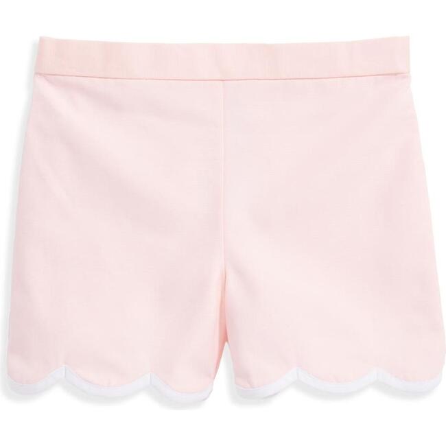 Jane Scalloped Short with Trim, Blossom Oxford