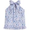 Backtie Ruffle Blouse, Morning Glory - Blouses - 2