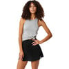 Women's Venus High Waist Rigor Skort, Black - Skirts - 1 - thumbnail