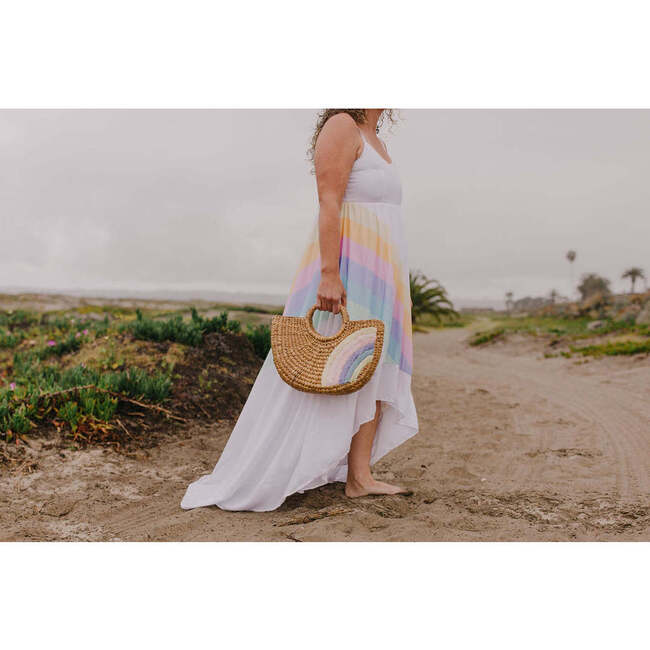 Camryn Rainbow Tote, Earthtone - Bags - 3