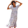 Women's Divya Dress, Moss & Faded Rose - Dresses - 1 - thumbnail