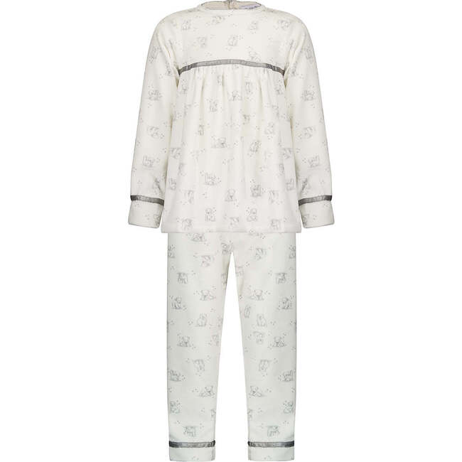 Winnie Polar Bears Pajamas, Cream