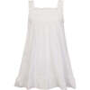 Carlota Organic Cotton Dress, White - Nightgowns - 1 - thumbnail