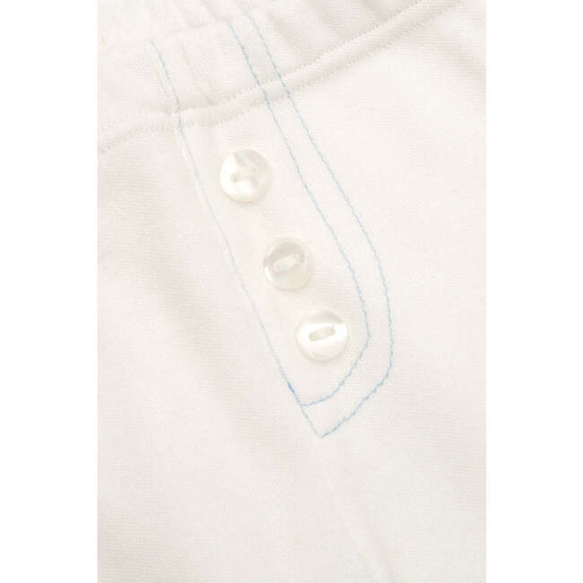 Blue Snowflakes Pajamas, White - Pajamas - 4