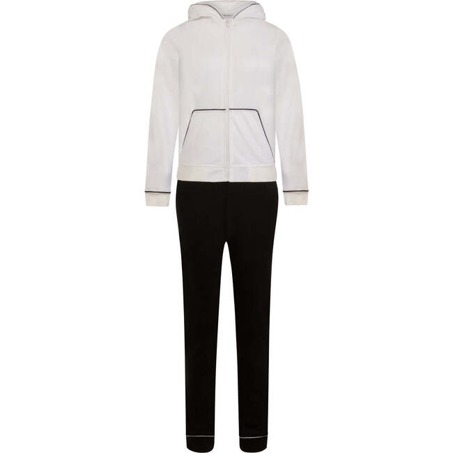 LOL Organic Cotton Tracksuit, Black & White - Loungewear - 3
