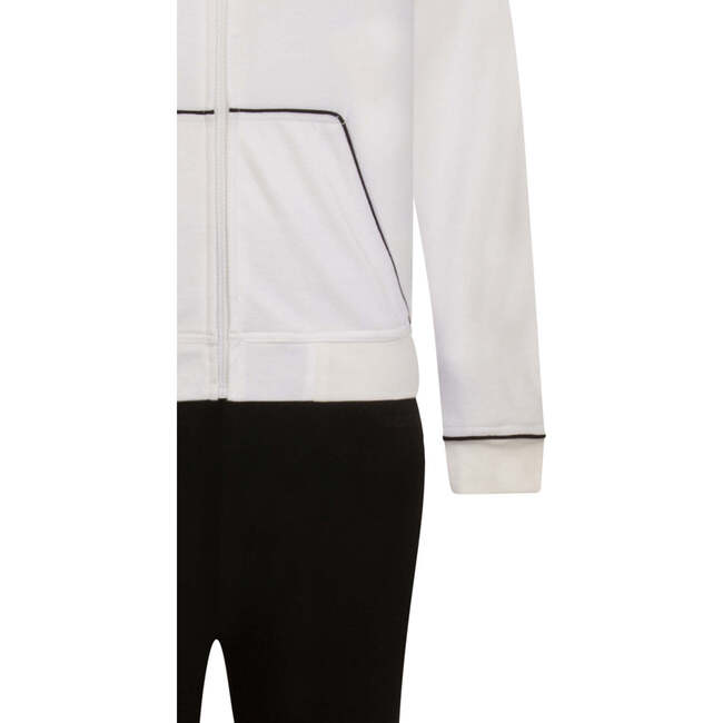 LOL Organic Cotton Tracksuit, Black & White - Loungewear - 5