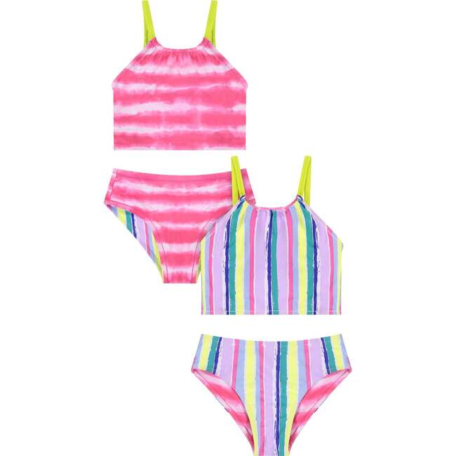 Reversible 2-Piece Swimsuit, Pink