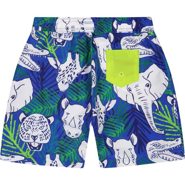 Tropical Animal Swim Set, Navy - Rash Guards - 3