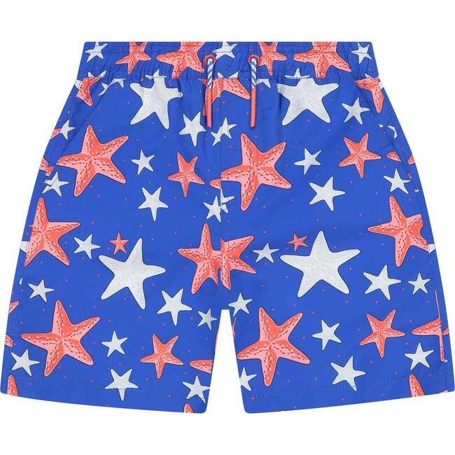 Star Swim Set, Blue - Rash Guards - 4
