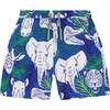 Tropical Animal Swim Set, Navy - Rash Guards - 5