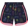 Vintage Neon Swim Set, Multi - Rash Guards - 5
