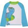 Dino Swim Set, Blue - Rash Guards - 5