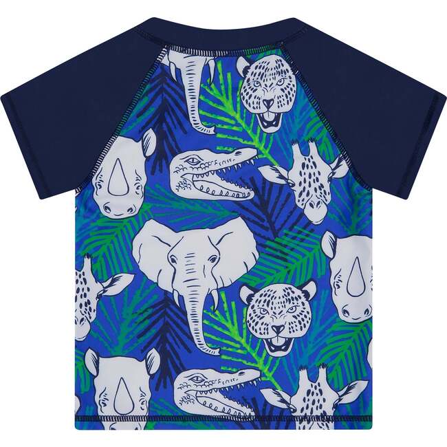 Tropical Animal Swim Set, Navy - Rash Guards - 6