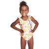 Ruffle Swimsuit, Pink Grapefruit - One Pieces - 2