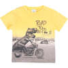 Dinosaur Graphic T-Shirt, Yellow - T-Shirts - 1 - thumbnail