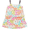 Mosaic Print Dress, Multicolor - Dresses - 2