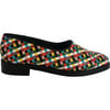 Women's Woven Glove Shoe, Multi - Flats - 1 - thumbnail