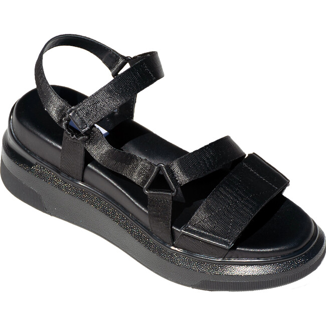 Women's Velcro Sandal, Black