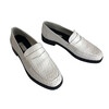 Women's Woven Loafer, White - Loafers - 2