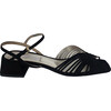 Women's Low 70s Sandal, Black - Sandals - 3