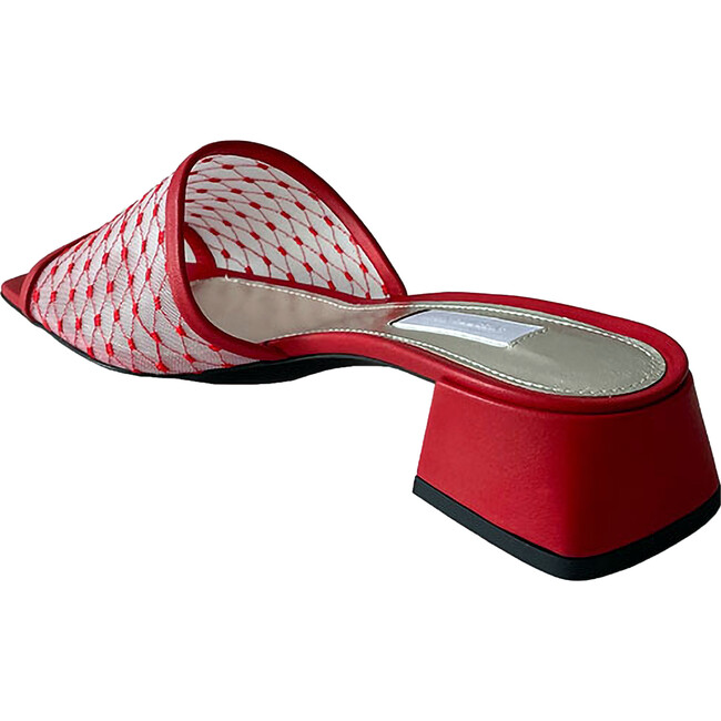 Women's Reseau Lady Slide, Red - Sandals - 4
