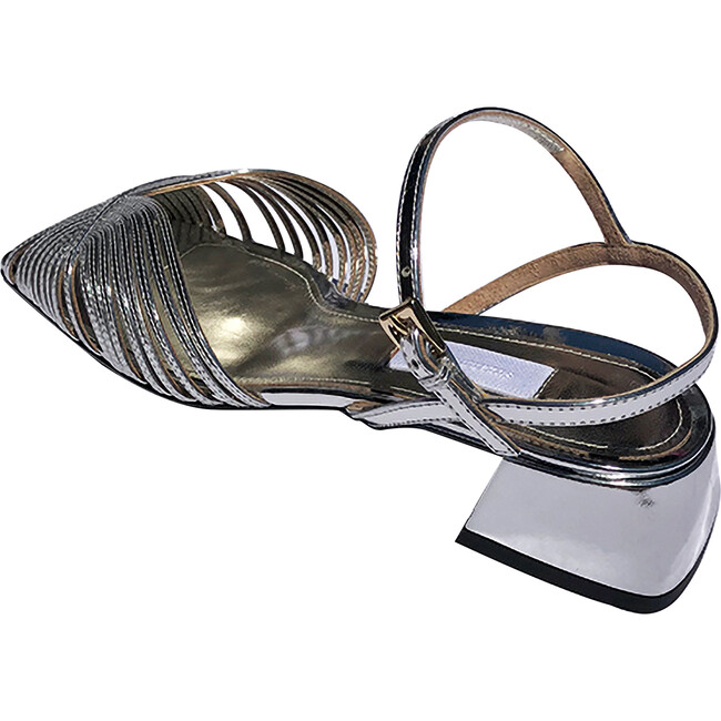 Women's Low 70s Sandal, Silver - Sandals - 4