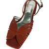 Women's Low 70s Sandal, Rust - Sandals - 3