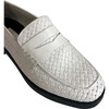 Women's Woven Loafer, White - Loafers - 4
