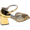 Women's High 70s Sandal, Gold - Sandals - 4