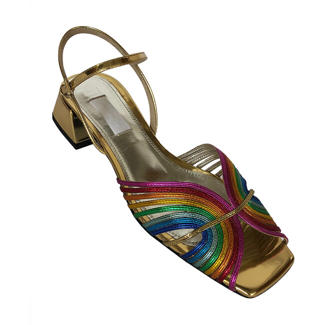 Women's Low 70s Sandal, Rainbow - Sandals - 3