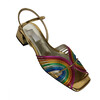 Women's Low 70s Sandal, Rainbow - Sandals - 3