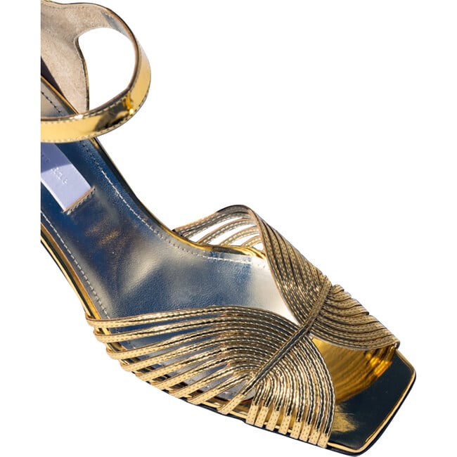 Women's High 70s Sandal, Gold - Sandals - 5