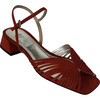 Women's Low 70s Sandal, Rust - Sandals - 5