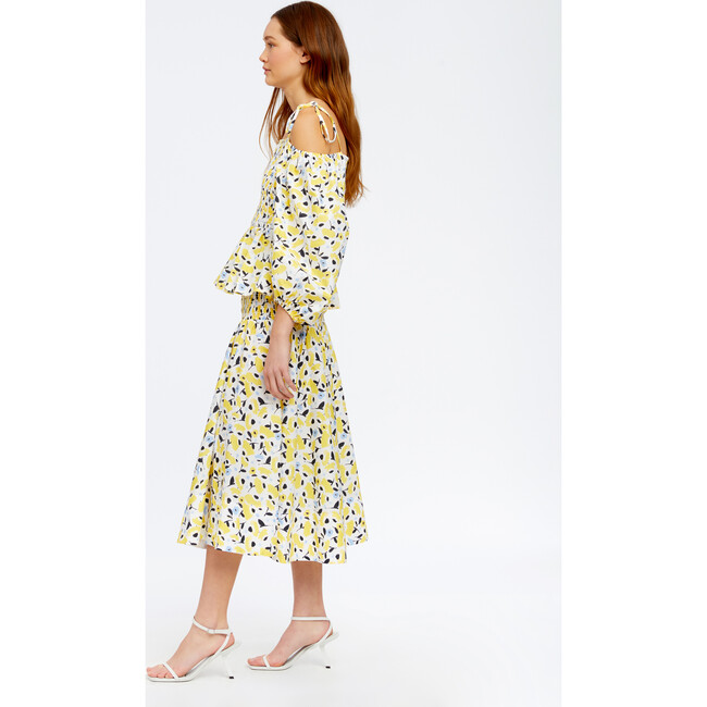 Women's Valerie Top, Poppy Fields Optic White Multi - Blouses - 5