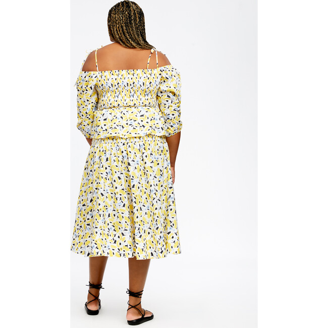 Women's Valerie Top, Poppy Fields Optic White Multi - Blouses - 6