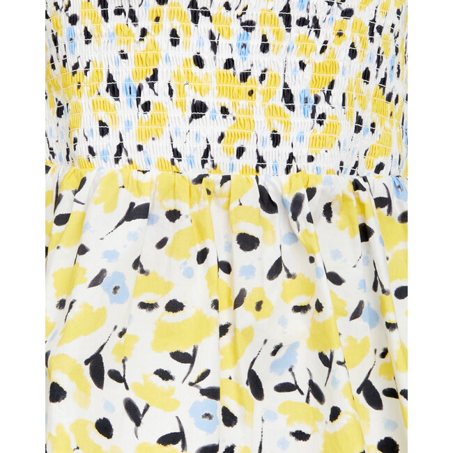 Women's Valerie Top, Poppy Fields Optic White Multi - Blouses - 7