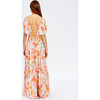Women's Willa Gown, Expressionist Carnations Pink Salt Multi - Dresses - 5