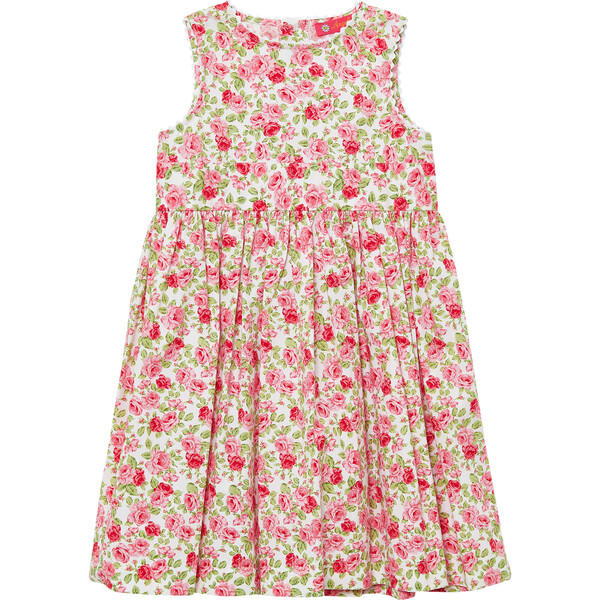 Petit Rose Ric Rac Dress, Pink Rose - Trotters London Dresses | Maisonette