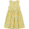 Petit Rose Ric Rac Dress, Yellow Rose - Dresses - 1 - thumbnail