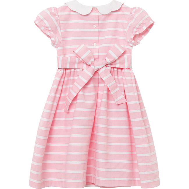 Ice Cream Smocked Dress, Pink Stripe - Dresses - 2