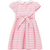 Ice Cream Smocked Dress, Pink Stripe - Dresses - 2