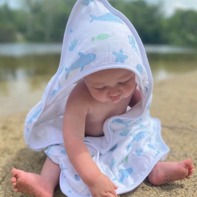 Hooded Towel, Under the Sea