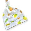 Bamboo Muslin Swaddle Blanket & Topknot Set, Main Squeeze - Swaddles - 4